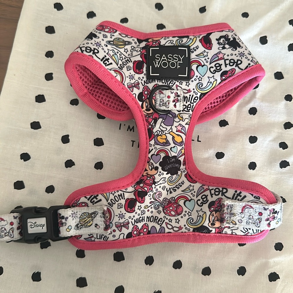 Sassy Woof Disney Minnie Mouse Harness XS X-Small